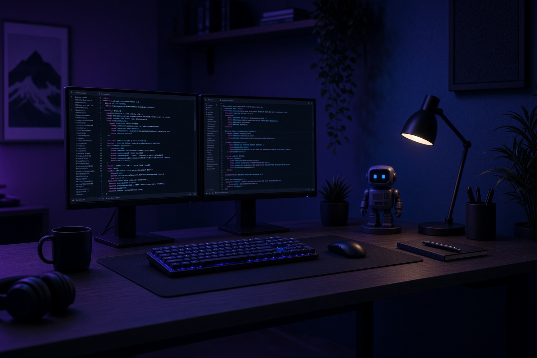 Discord bot hosting için otomatik restart, log takibi ve environment variable destekli bot paneli görseli